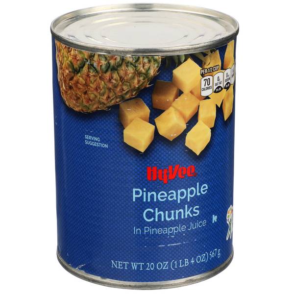 Hy-Vee Pineapple Chunks in Pineapple Juice