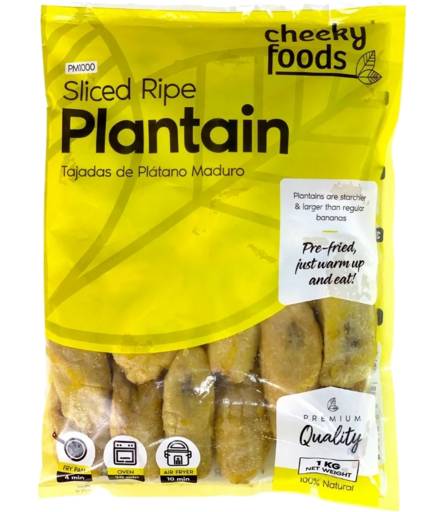 Cheeky Foods Platano Maduro Tajado (1kg)