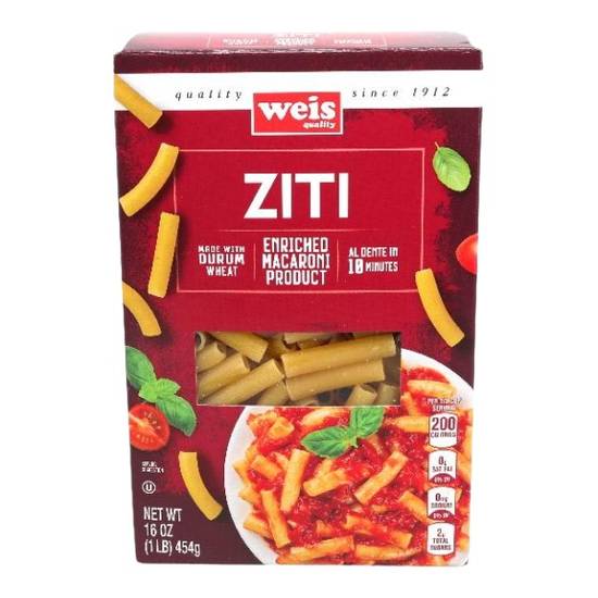 Weis Quality Pasta Ziti