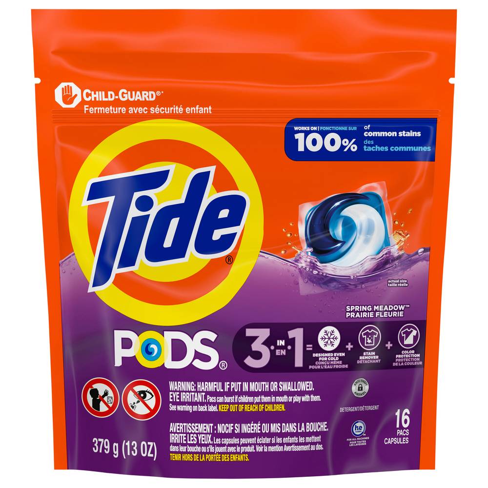 Tide Pods 3 in 1 Spring Meadow Detergent (12 oz)