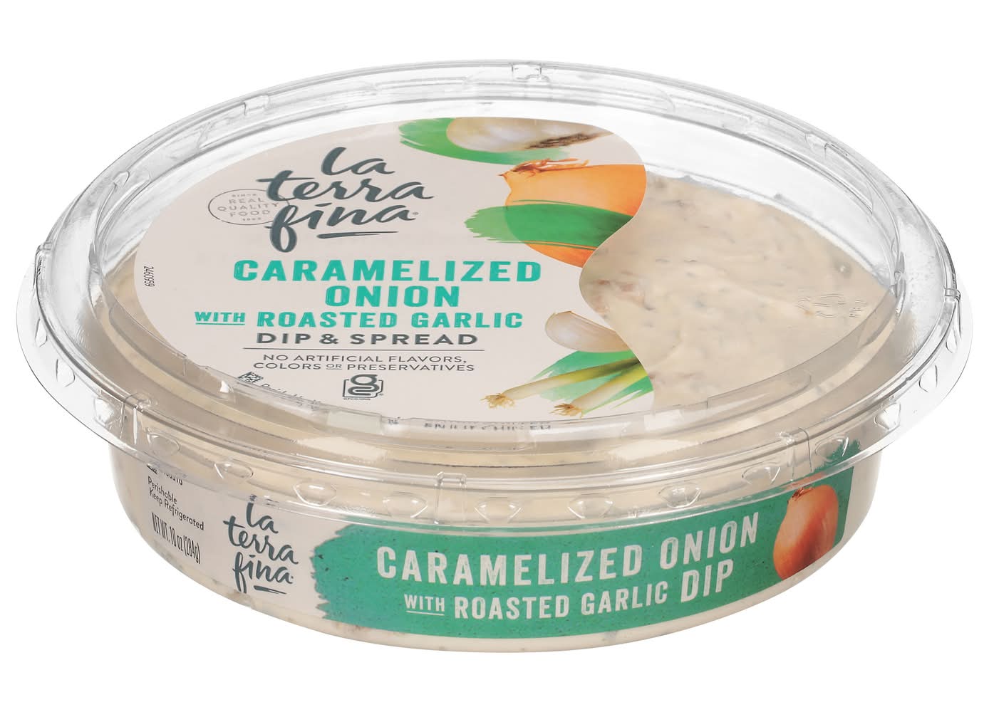 La Terra Fina Caramelized Onion With Roasted Garlic Dip & Spread (10 oz)
