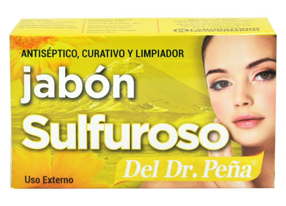 DR PENA JAB BAR SULFUROSO CAJ*90G