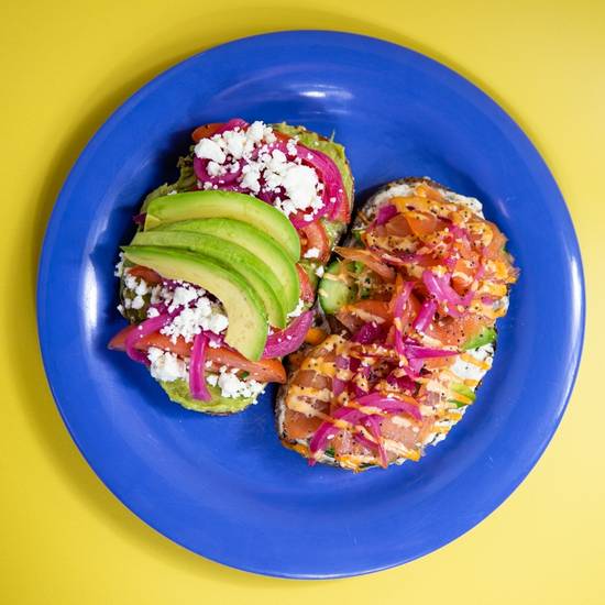 Avocado & Salmon Toast Flight