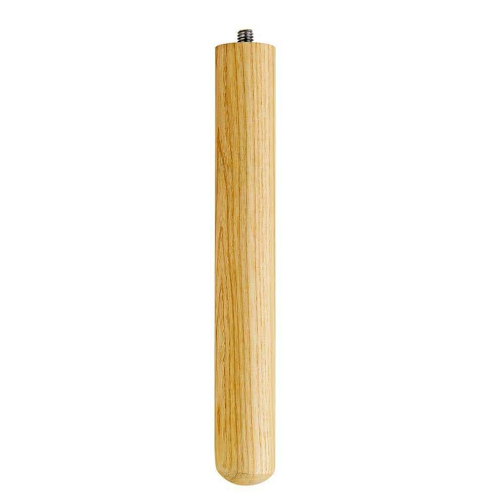 Alexandria Moulding 1-1/2 In. Hardwood Wood Round Contemporary Leg