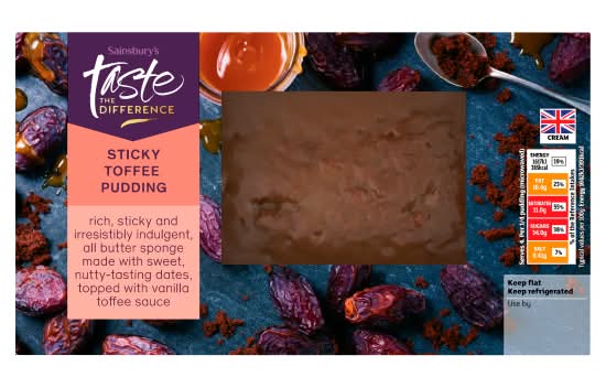 Sainsbury's Taste the Difference Sticky Toffee Pudding (400g)