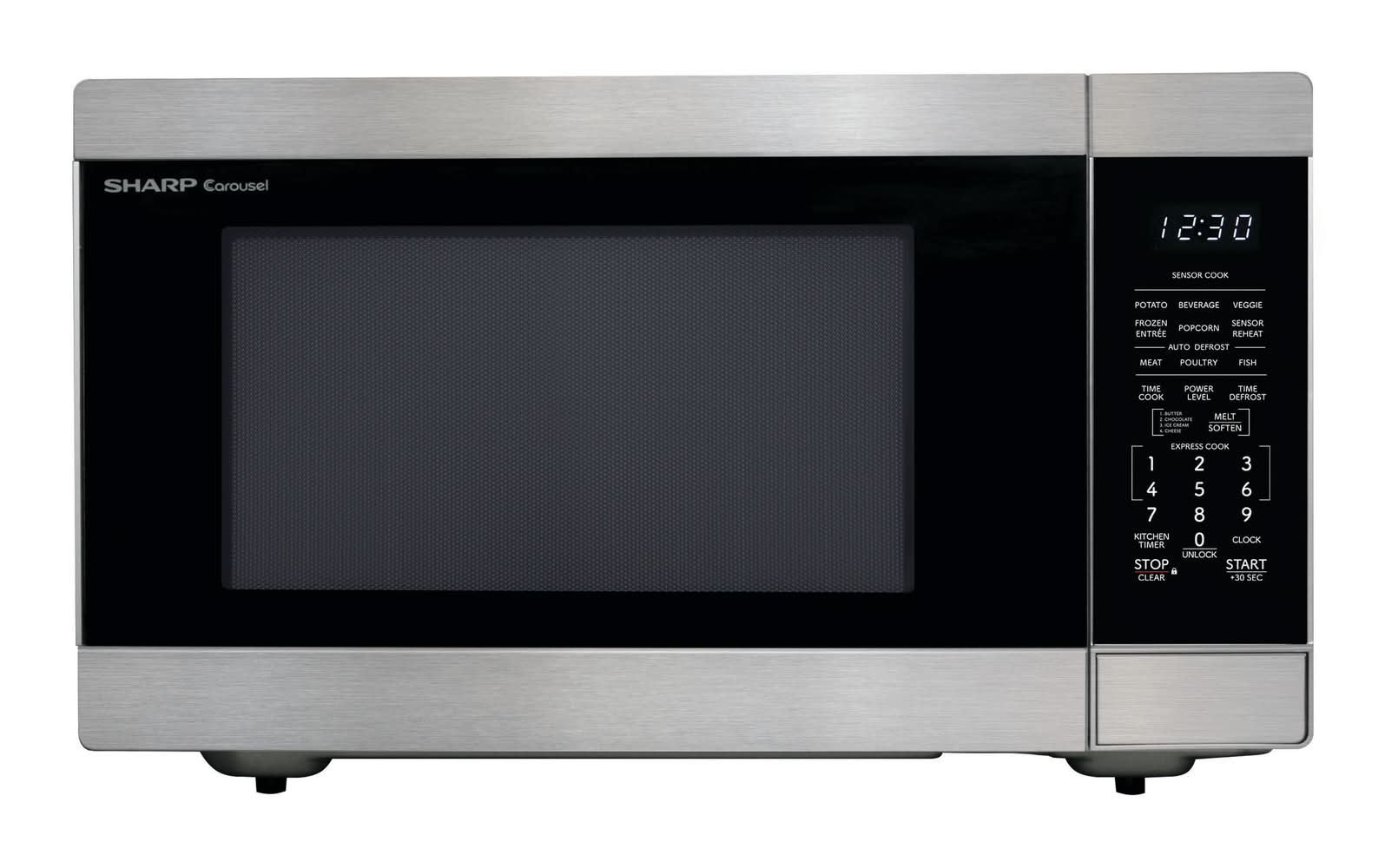 Sharp 2.2-cu ft 1200 -Watt Countertop Microwave ( Stainless Steel )