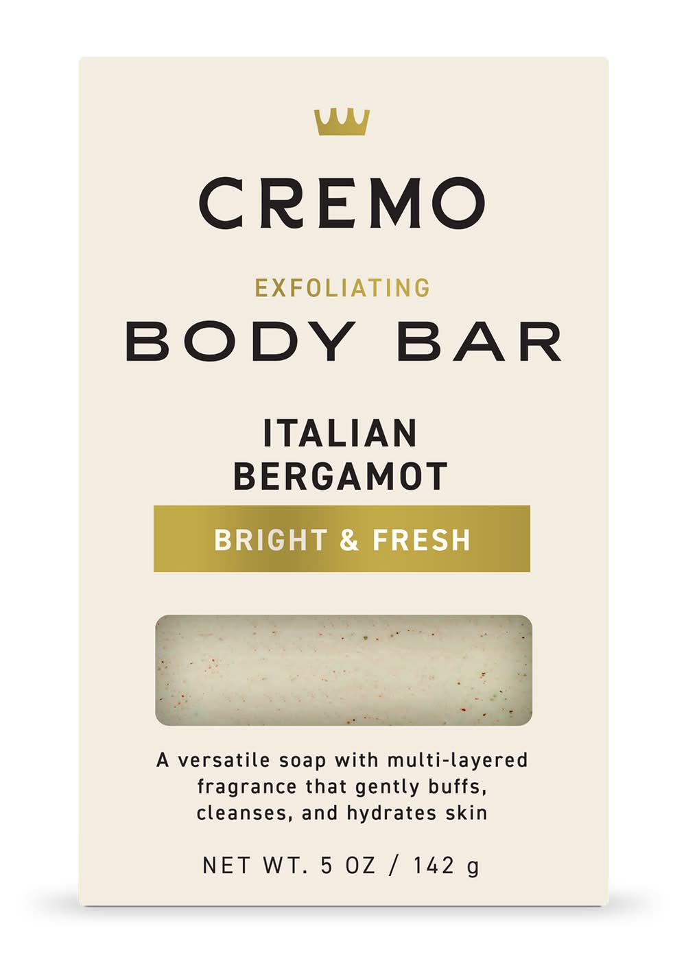 Cremo Bright & Fresh Italian Bergamot Body Bar (5 oz)