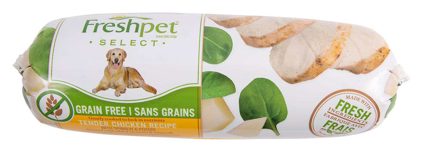 Freshpet Tender Chicken With Spinach & Potato Dog Food (680 g)