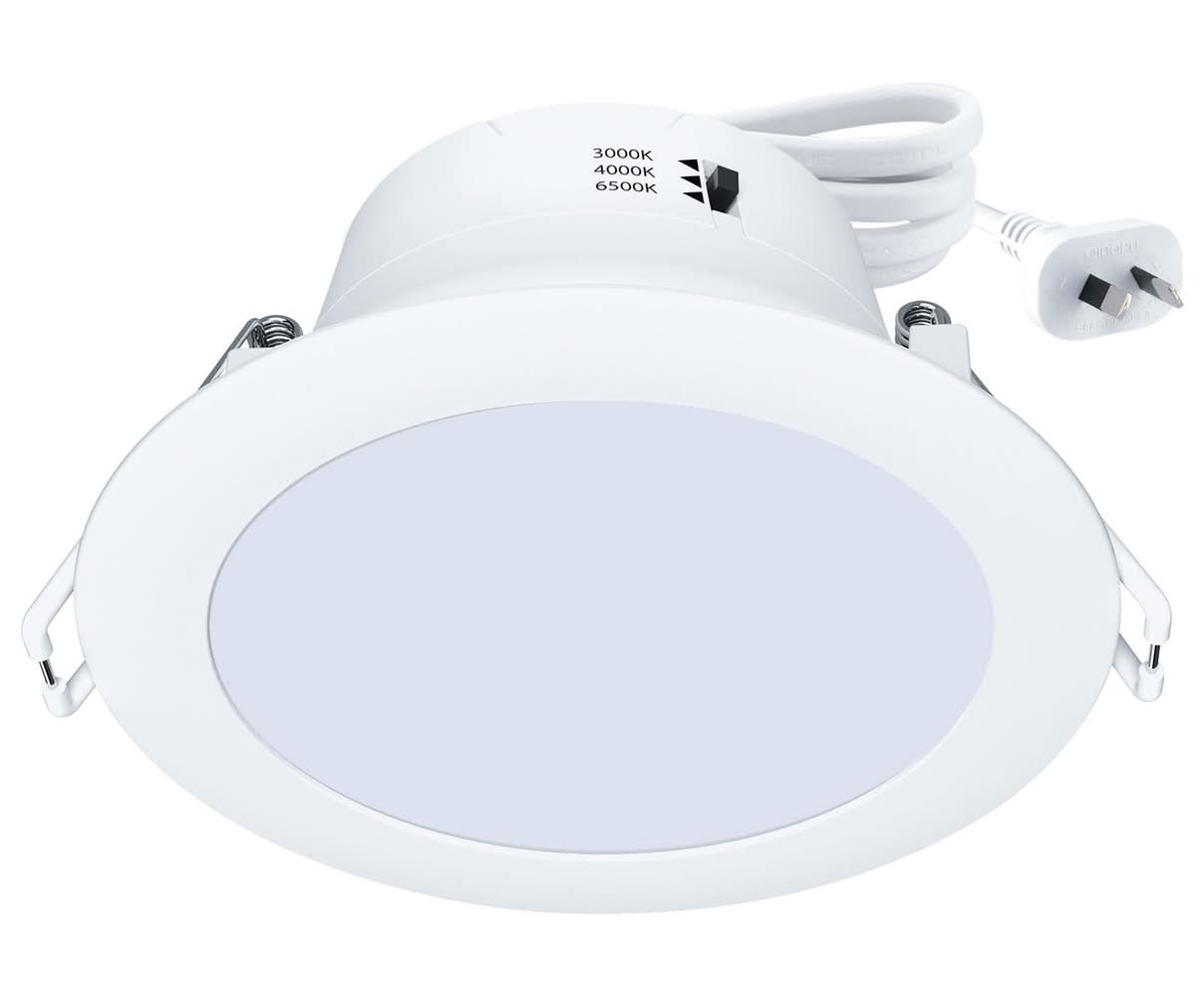Arlec 9W Tri-Colour Dimmable LED Downlight
