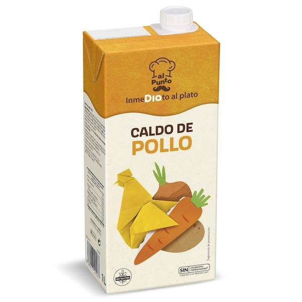 Caldo de pollo casero Al Punto brik 1 l