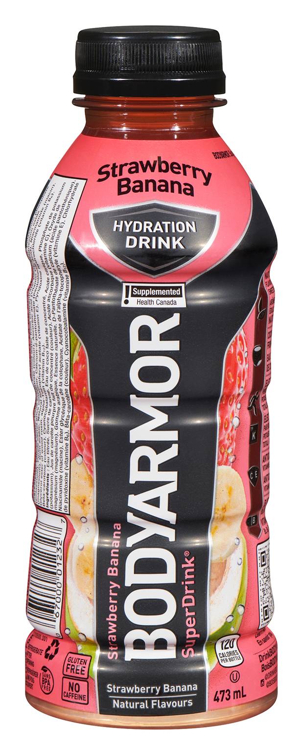 BODYARMOR Hydration Drink, Strawberry-Banana (473 ml)