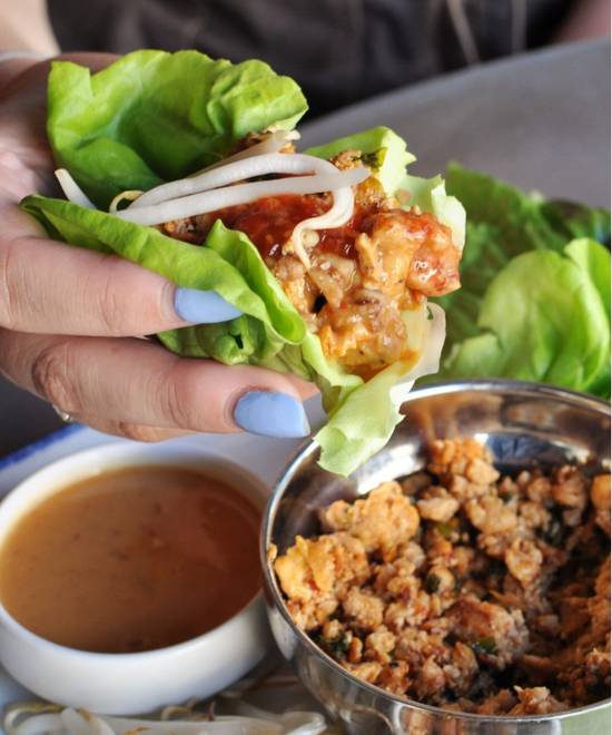 Sesame Chicken Lettuce Wraps