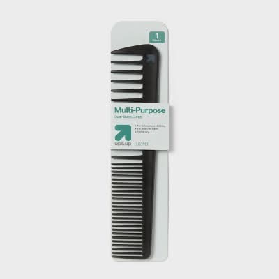 up&up Dual Sided Styling Comb, Black