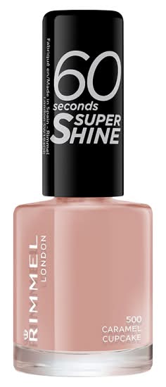 Rimmel Caramel Cupcake 500, 60 Seconds Super Shine Nail Polish (8ml)