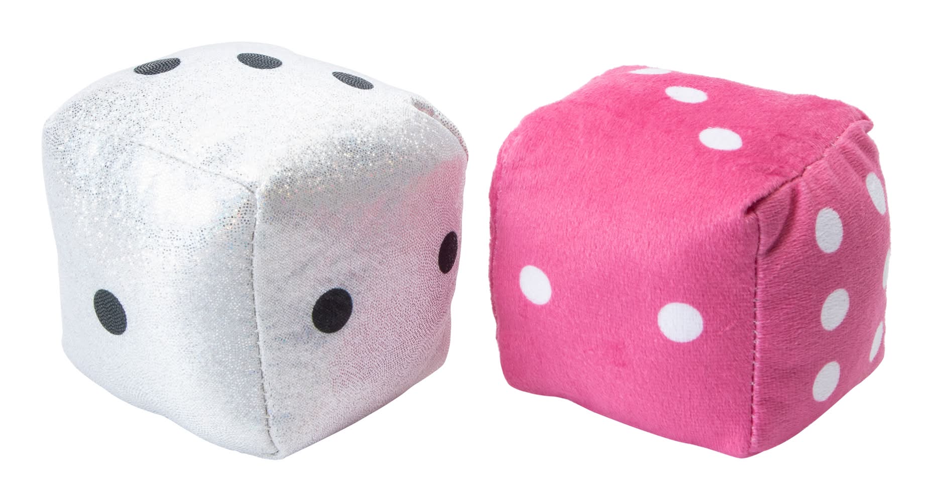Pet Dice Plush Toy 2-Pack