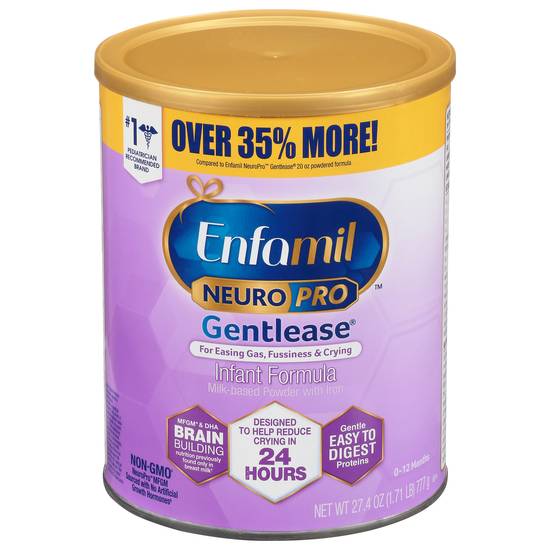 Enfamil Neuro Pro Gentlease Milkbased Powder Infant Formula (27.4 oz)