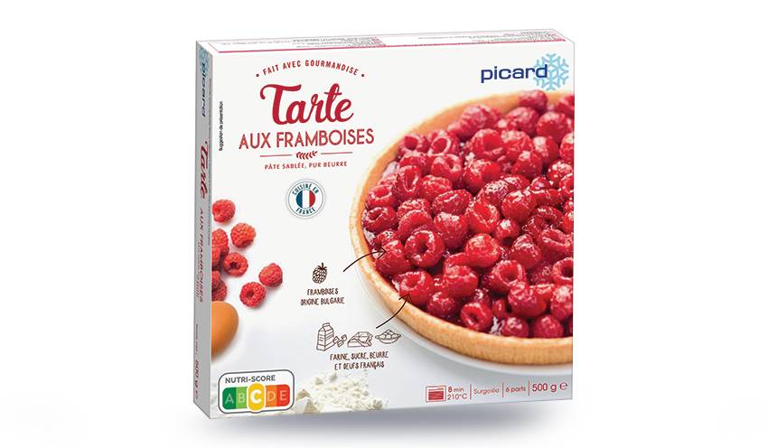 Tarte aux framboises