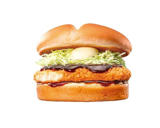 【単品】てりやきチキンカツバーガー Teriyaki Chicken Cutlet Burger