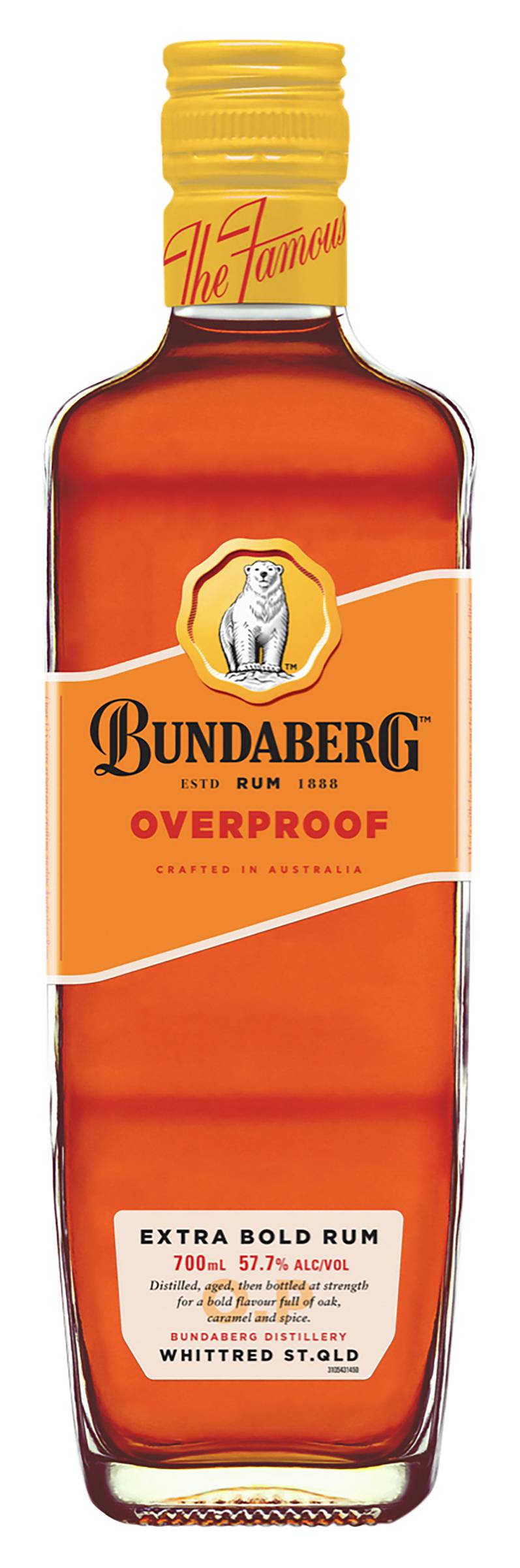 Bundaberg Overproof Rum (700mL)