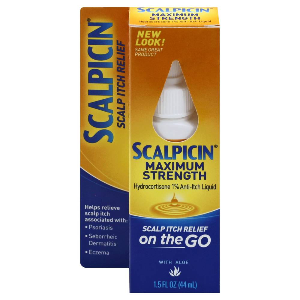 Scalpicin Maximum Strength Scalp Itch Relief Treatment (1.5 fl oz)