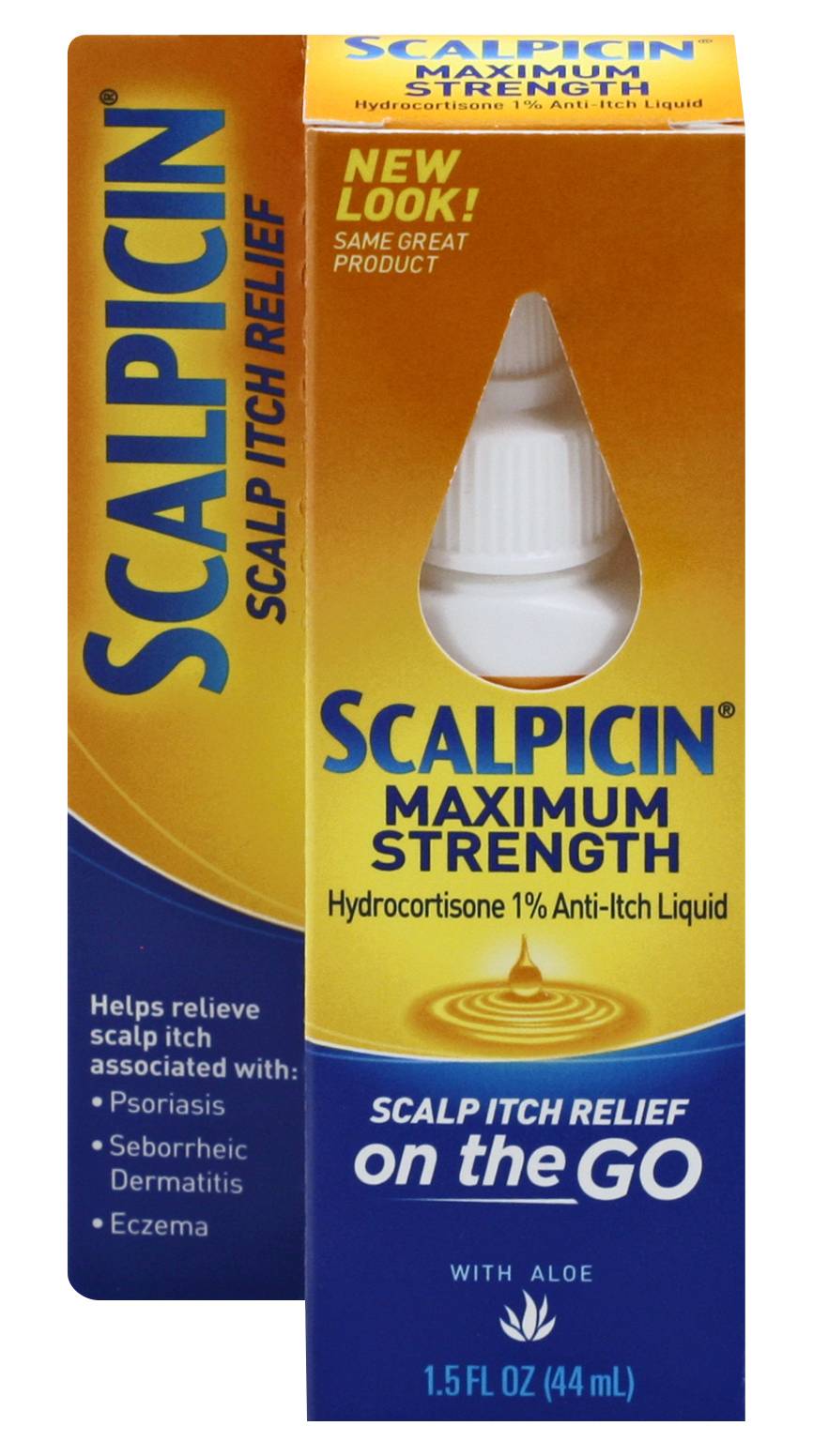 Scalpicin Maximum Strength Scalp Itch Relief Treatment (1.5 fl oz)