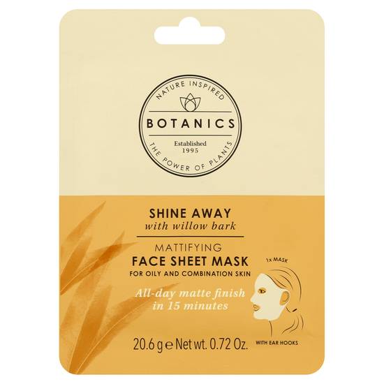 Botanics Mattifying Face Sheet Mask