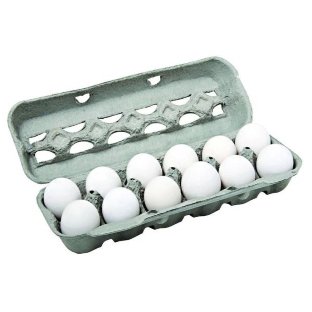 São luís ovos brancos grandes (12 unidades)