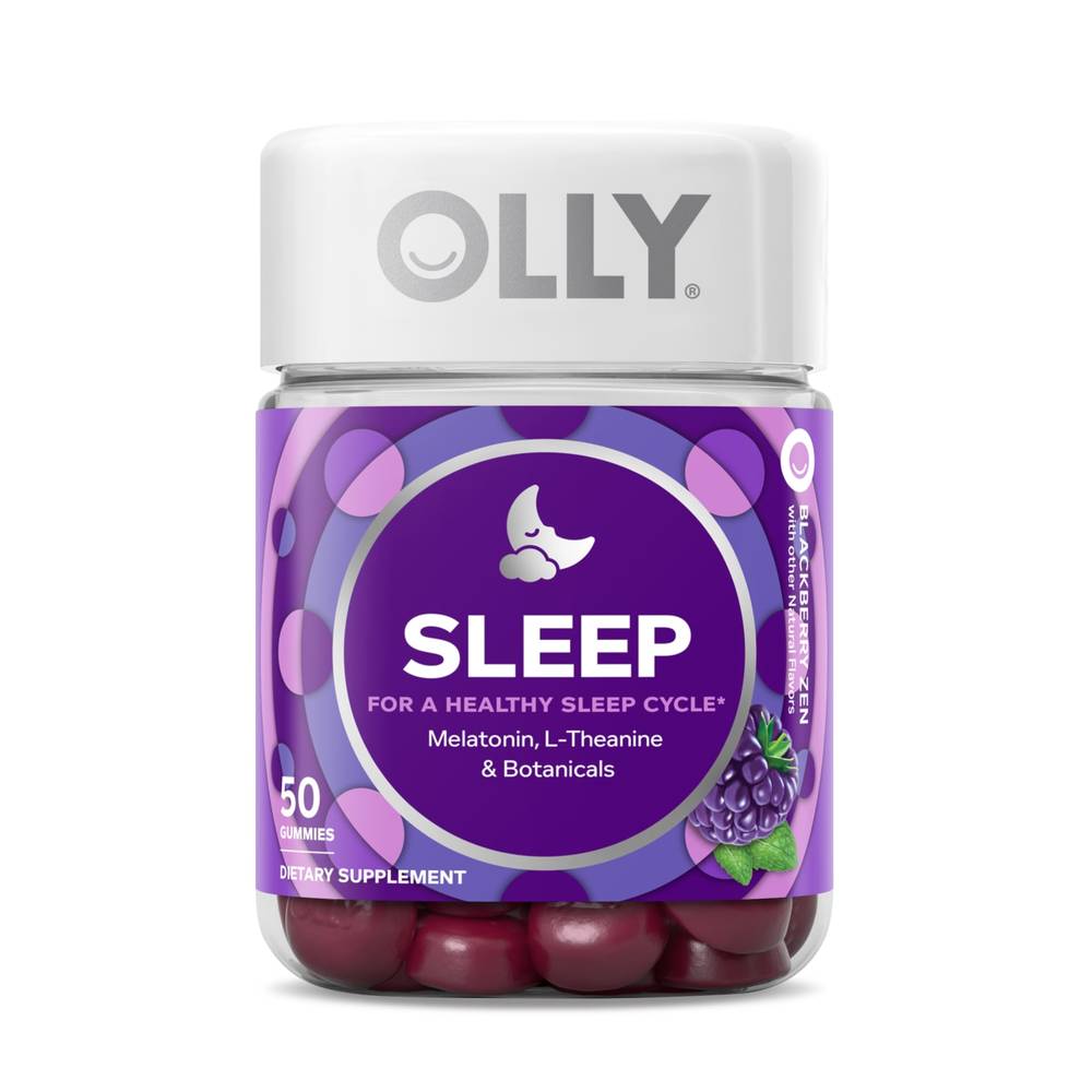 Olly Restful Sleep Aid Gummies (50 ct) (blackberry zen)