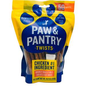 Paw & pantry twist masticables de pollo (310 g)