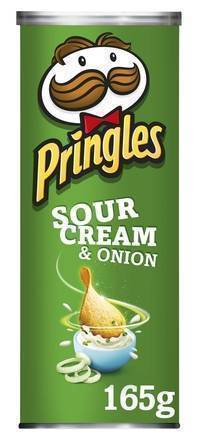 Pringles Sour Cream - Onion, Crisps (165g)