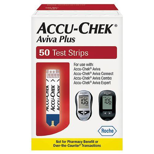 Accu-Chek Aviva Plus Test Strips - 50.0 ea