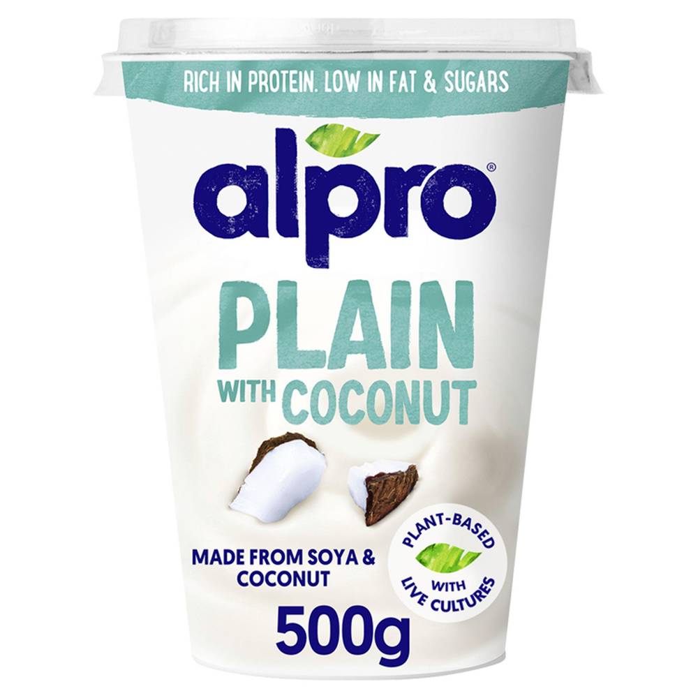 Alpro Plain With Coconut Yoghurt Alternative 500g