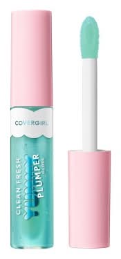 CoverGirl Clean Fresh Yummy Plumper Lip Gloss, 800 Minter Is Coming (0.33 fl oz)