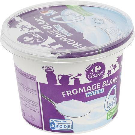 Carrefour Classic' - Fromage blanc nature 0% mg