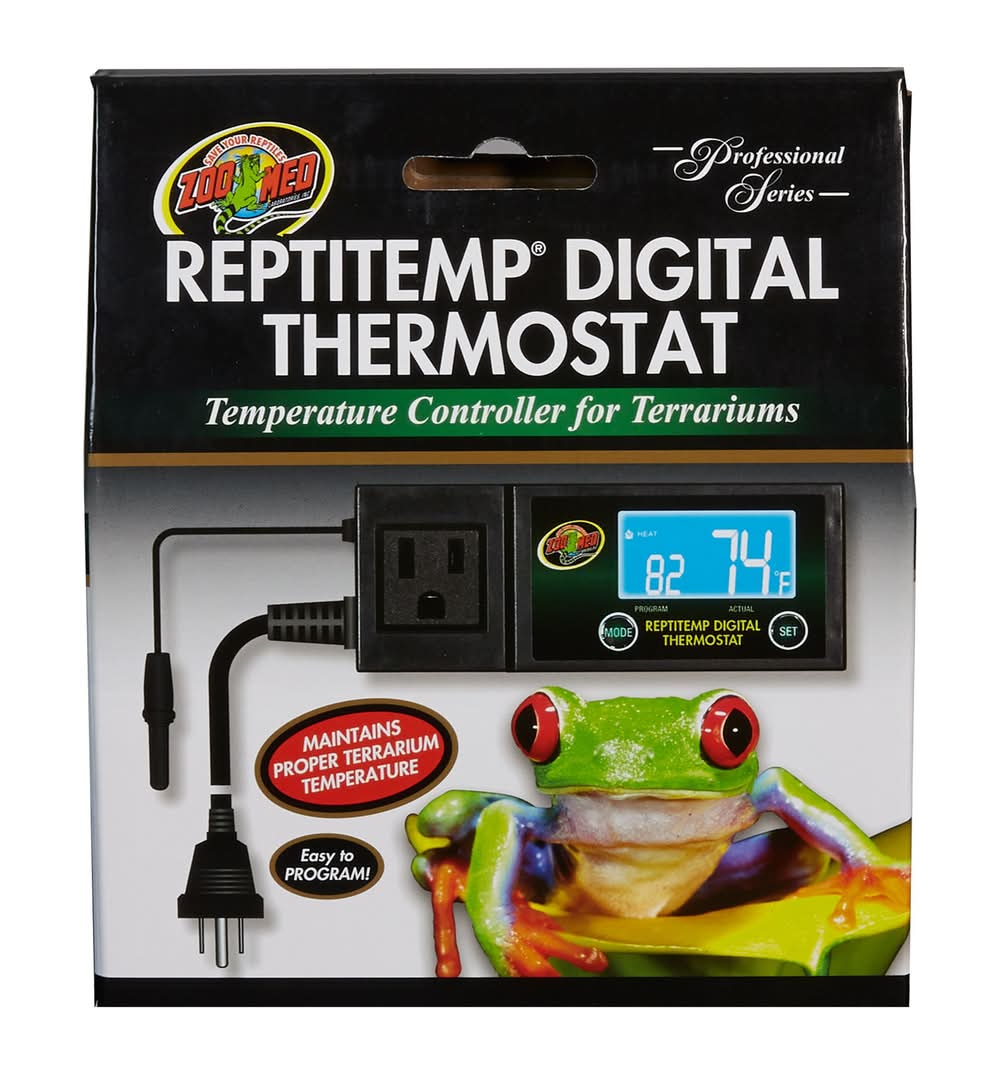 Zoo Med ReptiTemp Digital Reptile Thermostat Terrarium Temperature Control