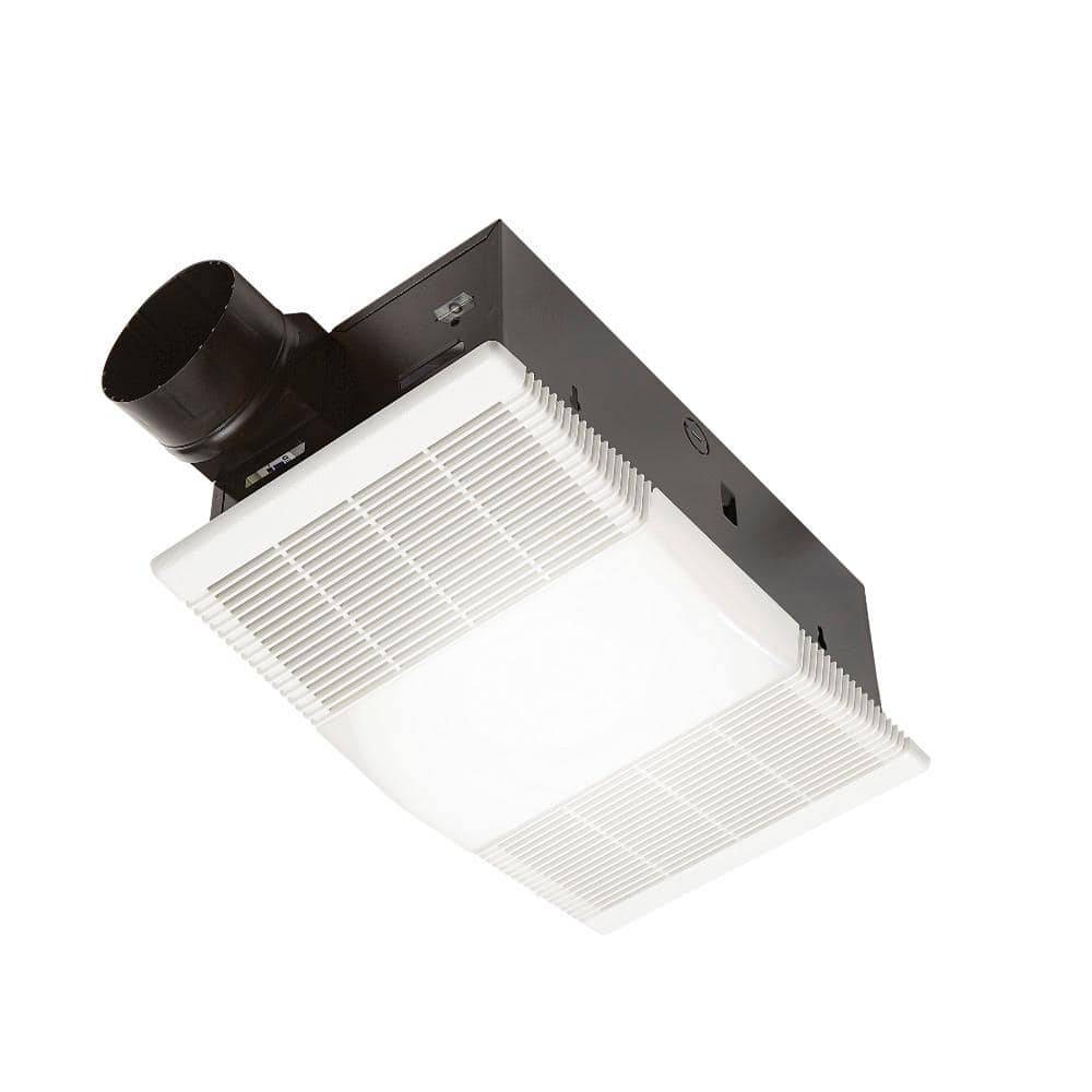 Broan-Nutone 80 Cfm Ceiling Bathroom Exhaust Fan With Light And 1300-Watt Heater