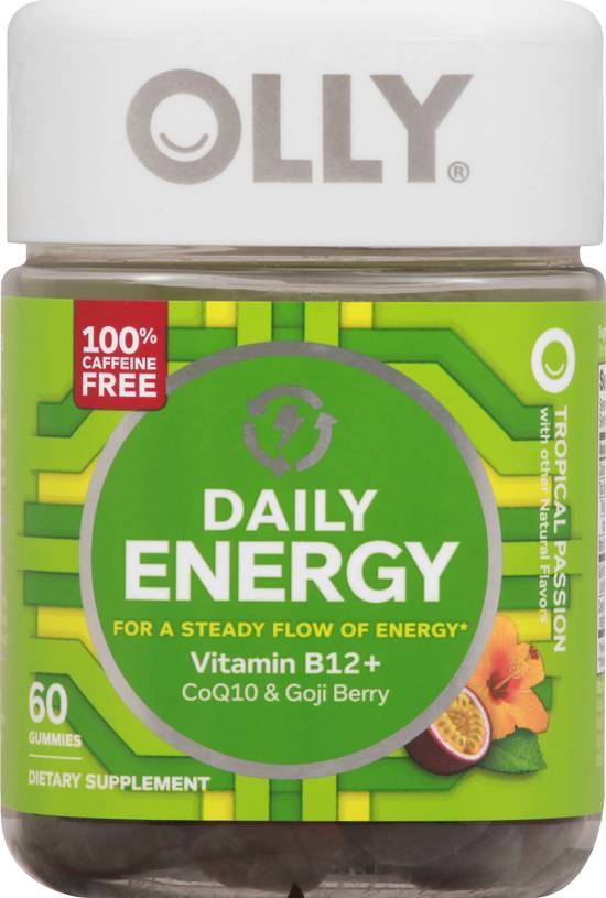 Olly Daily Energy Vitamin B12+ Gummies (60 gummies)