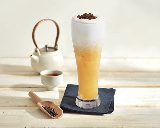 四季春珍珠蜂蜜拿鐵 Honey Sihji Oolong Tea Latte with Tapioca