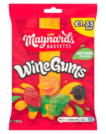 Maynards Bassetts Wine Gums (130g)
