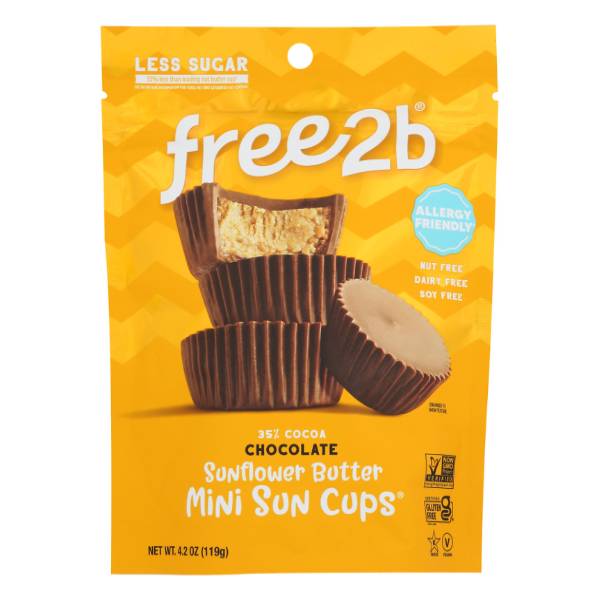 Free2B Foods Chocolate Rice Mini Cup
