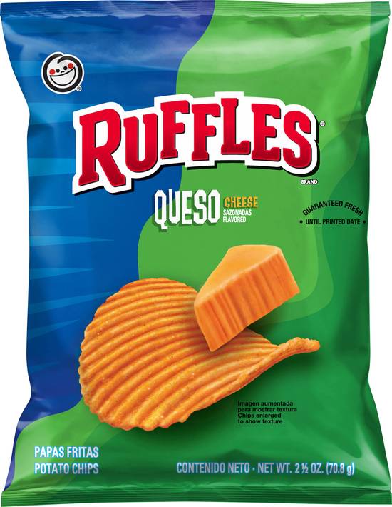 Ruffles Potato Chips (queso cheese)
