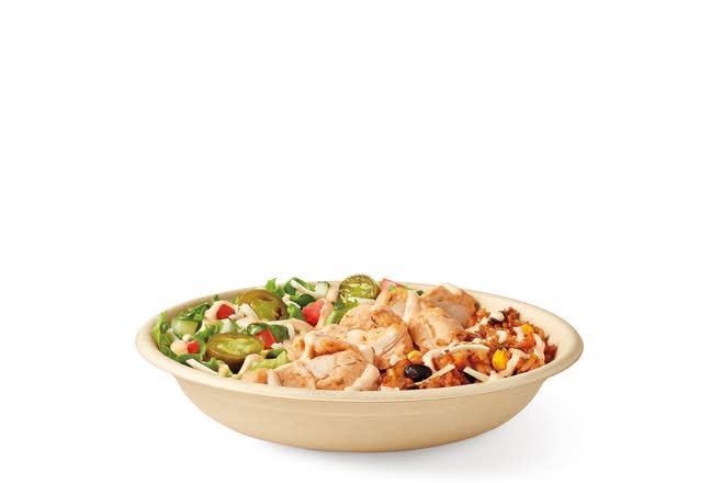 Slow-Cooked Chicken Habanero Bowl w/ cheese