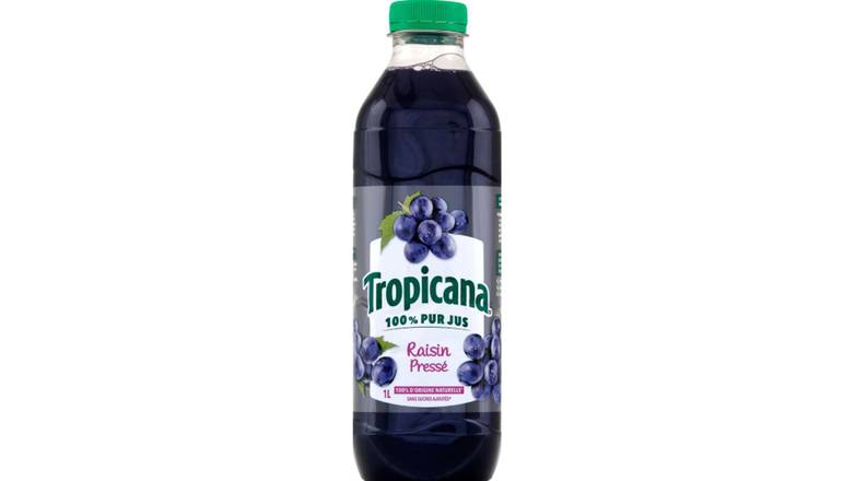 Tropicana Pur jus de raisin 3 cépages La bouteille de 1L