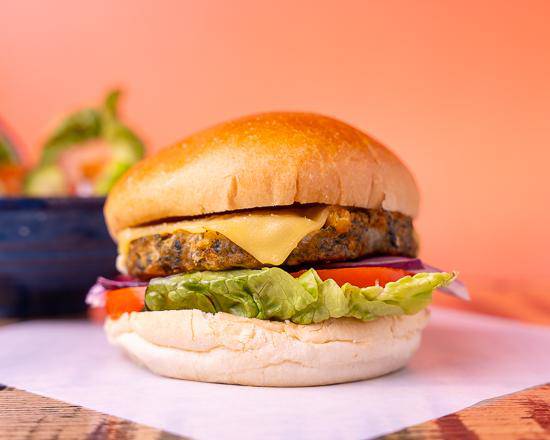Falafel & Spinach Burger (VE)