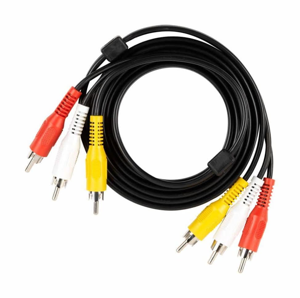 Commercial Electric 6 Ft. Audio And Video Cable With Rca Plugs