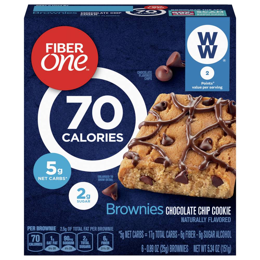 Fiber One Chocolate Chip Cookie (0.89 oz, 6 ct)