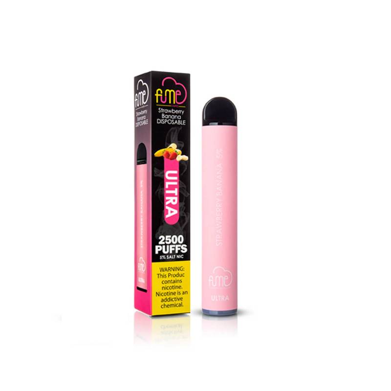 Vapes Fume Ultra 2500 Strawberry Banana 5%