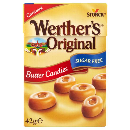 Werther's Original Sugar Free Caramel Butter Candies 42g