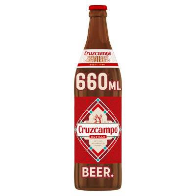 Cruzcampo Sevilla Lager Beer (660 mL)