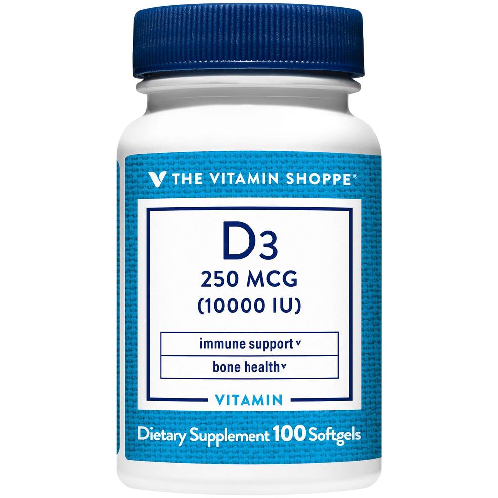 The Vitamin Shoppe Vitamin D3 Softgels